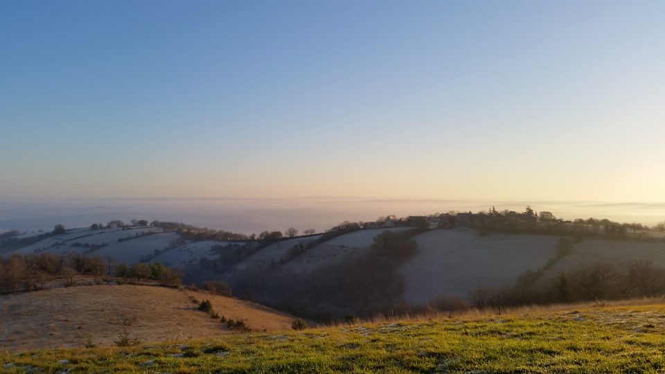 les collines du Lot a St Projet